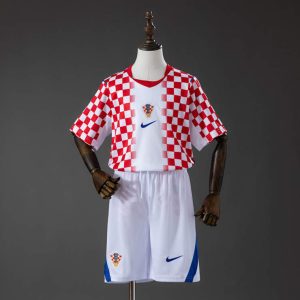 Domů 1 Chorvatsko MS 2026 Domácí dres Dětský fotbalový dres set s trenýrkami