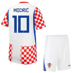 Domů 5 Chorvatsko MS 2026 Domácí dres Luka Modrić #10 Dětský fotbalový dres set s trenýrkami