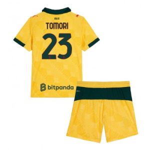 Domů 20 AC Milan Fikayo Tomori #23 Dětské Fotbalové Dres Alternativní 2025-26