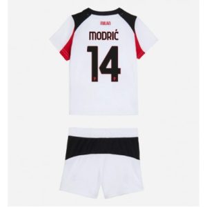 Domů 21 AC Milan Luka Modric #14 Dětské Fotbalové Dres Venkovní 2025-26