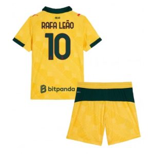Domů 14 AC Milan Rafael Leao #10 Dětské Fotbalové Dres Alternativní 2025-26